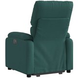  Naslonjač na podizanje od tkanine tamnozeleni | shoptok.hr