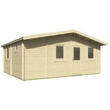 Male kuće Drvena vrtna kuća NAVIA 500 × 600 cm sa šindrom | shoptok.hr