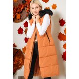 Dewberry Z6741 WOMEN'S VEST-PLAIN TAN Cijene