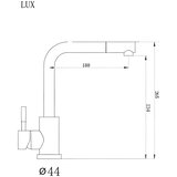 Metalac xGranit slavina za sudoperu Lux - bela T03819 | Eponuda.com