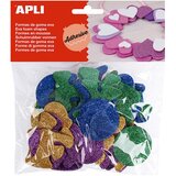 Apli Oblike iz eva pene abeceda z bleščicami samolepilne, 52 kos, (20392871) | Shoptok.si