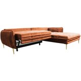 MID.YOU KOTNA SEDEŽNA GARNITURA, velur opečnato rjava | Shoptok.si