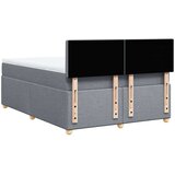  Krevet box spring s madracem svjetlosiva 160x200 cm tkanina | shoptok.hr