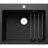 Blanco sudoper ETAGON 6 SILGRANIT pribor inox nosači, bez InFino pribora - GRAFIT | shoptok.hr