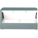 Ghado Modra kotna otroška postelja s prostorom za shranjevanje z ležiščem 90x200 cm Flexi - | Shoptok.si