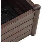  Vrtna sadilica s rešetkom 43 x 43 x 142 cm PP boja kave | shoptok.hr