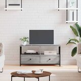 TV ormarić siva boja hrasta 90 x 33 x 45 cm od drva i željeza | shoptok.hr