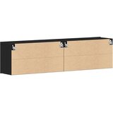vidaXL TV ormarići 2 kom. crni hrast 160x30x41 cm inženjerski drvo | shoptok.hr