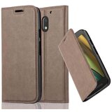 Cadorabo Ohišje, združljivo z Motorola MOTO E3 v kavovinsko rdeča - Zaščitni ovitek z magnetnim zapiranjem, stoječo funkcijo in režo za kartice, (20549085) | Shoptok.si