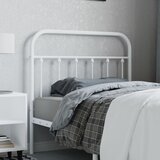 vidaXL Kovinsko vzglavje belo 100 cm Cene