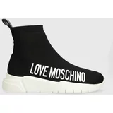 Love Moschino Superge črna barva, JA15433G1IIZ6000