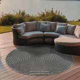 Lesnina XXXL PREPROGA ZA ZUNANJO UPORABO Berlin 200 cm tkano siva | Shoptok.si