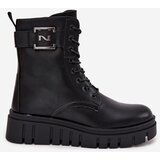 Boto Women's platform ankle boots with decorative detail insulated black Lyrana | Eponuda.ba