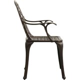  3-dijelni bistro set od lijevanog aluminija brončani | shoptok.hr