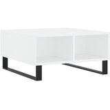  Stolić za kavu bijeli 60 x 60 x 30 cm od konstruiranog drva | shoptok.hr