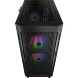Cougar | Case Airface RGB Black | PC Case | Mid Tower / Mesh Front Panel / 2 x 140mm ARGB Fans / 1x 120mm ARGB Fan / TG Left Panel / Black - CGR-5ZD1B-AIR-RGB | Shoptok.si