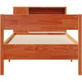vidaXL Krevet s regalom za knjige bez madraca 100 x 200 cm od borovine | shoptok.hr