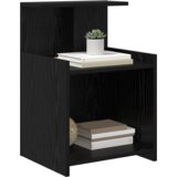 vidaXL noćni ormarići 2 komada crnog hrasta 40x35x60 cm konstruirano drvo | shoptok.hr
