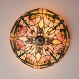 Endon 63922 - plafonsko svetlo tiffany ashton 2xE27/60W/230V prečnik 45 cm | Eponuda.com