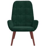  Opuštajuća fotelja tamnozeleni baršun | Shoptok.si