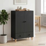  Kreveta s ladicama Crna 66 x 34,5 x 95 cm Konstruirano drvo | Eponuda.com