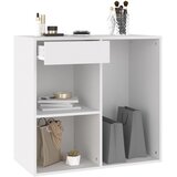 Kozmetički ormarić bijeli 80 x 40 x 75 cm od konstruiranog drva | shoptok.hr