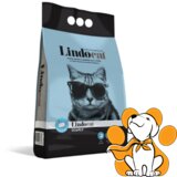 Lindocat 10l, posip za mačke od belog bentonita sa svetloplavim granulama | ePonuda.com