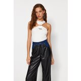 Trendyol X Sagaza Studio Ecru Knitted Accessorized Blouse | shoptok.hr