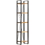 Police za knjige s 5 razina 40 x 30 x 180 cm masivno drvo manga | shoptok.hr