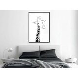 Poster - Black and White Giraffe 40x60 | shoptok.hr