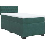 Box spring krevet s madracem tamnozeleni 100x200 cm baršunasti | shoptok.hr