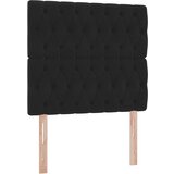  LED krevet za pohranu s madracem Crna 90 x 190 cm Baršun | shoptok.hr