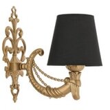 Opviq Zidna lampa Gloria, 15x10x13cm, IP20, Crno-zlatna boje | Eponuda.ba