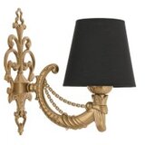 Opviq zidna lampa gloria black gold