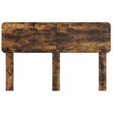  Uzglavlje s uzglavljem Dimljeni hrast 140 cm Konstruirano drvo | shoptok.hr