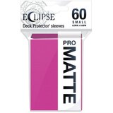 Ultra PRO Matte Eclipse Small Desk Protector Sleeves 60 - Hot Pink | Eponuda.com