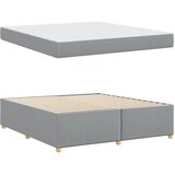  Krevetna konstrukcija Svijetlo siva 180 x 200 cm tkanina | shoptok.hr