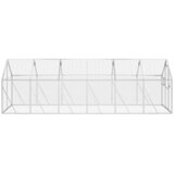  Kavez za ptice srebrni 1,79x6x1,85 m aluminijski | Eponuda.com