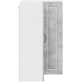  Zidni kutni ormar Betonski sivi 57 x 57 x 100 cm | shoptok.hr