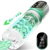 SuperLove 5in1 Powerful Sucking, Licking, Thrusting, Rotating & Vibrating Masturbator Green Cijene