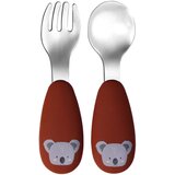 Tryco 2-delni jedilni pribor koala dark rust | shoptok.hr