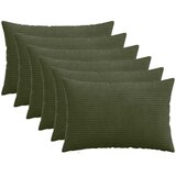  Presvlaka za jastuk 6 pcs HEERLEN Zelena 50 x 75 cm Kord | shoptok.hr