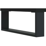 vidaXL klubska mizica črna 50x46x50 cm inženirski les | Shoptok.si