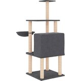  Penjalica za mačke sa stupovima za grebanje tamnosiva 132 cm | Eponuda.ba
