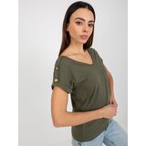 Och Bella Blouse-TW-BZ-BL-1006.56-dark khaki | Shoptok.si