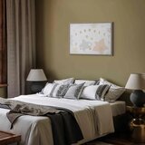  Slika - Fairy-Tale Galaxy - Phases of the Moon in Yellow Tones Among Stars in Beige and Ash Colors with Stardust 60x40 U prirodn | shoptok.hr