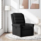 vidaXL Naslanjač iz črnega blaga | Shoptok.si