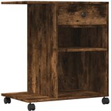  Stalak za pisač s kotačima boja hrasta 60 x 40 x 68,5 cm | Eponuda.com