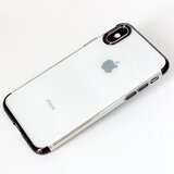 Elegance tanek silikonski ovitek za Huawei P40 Pro / Plus - prozoren s črnim robom | Shoptok.si