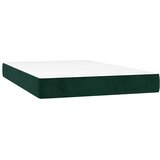  box spring s madracem LED tamnozeleni 120x200 cm baršun | shoptok.hr